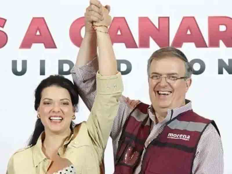 Equipo de Ebrard denuncia ante Morena guerra sucia contra él y su esposa, Rosalinda Bueso